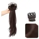 Natural Water Wave Curly Wig Long Hair Wig Ponytail For Women
