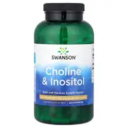 Swanson, Choline & Inositol, 250 Capsules