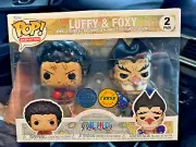 RARE CHASE Luffy & Foxy One Piece 2 PACK Funko Pop Vinyl New in MINT Box + P/P