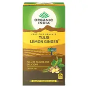Organic India Tulsi Lemon Ginger Tea Bags – Fresh, healthy organic delivery | Doorstep Organics