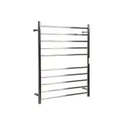 HOTWIRE Hotwire Heated Towel Rail - Round Bar (H900mmxW700mm) with Timer - Chrome