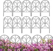 Garden Fence Animal Barrier, Animal Barrier for Dog, Weather-Resistant Heavy-Duty Landscaping Edging Garden Accessories for Backyard Fencing Deer Protection