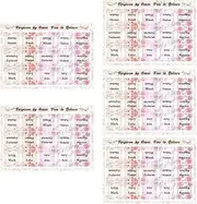 Bible Tabs for Women | Waterproof Index Tabs for Bible Reading | Home School Travel Novelty Stationary Featuring Motivational Words for Diary, Textbook