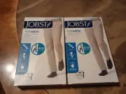 Men's Jobst Medical Compression Stockings Socks 20-30mmHg Small Black. 1 Box