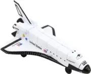 NASA Endeavour Space Shuttle White United States and Runway Section Model