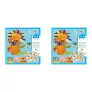 2x Djeco Create Animal Stickers Set Kids/Children Design Stationery Art 3y+