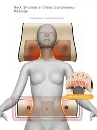 在飛比找松果購物優惠-奧尅斯頸椎按摩器肩頸脖子家用背部腰部專用多功能揉捏疏通按摩枕
