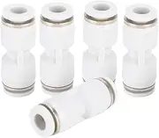 5PCS One Way Check Valve Metal Non-Return Check Valves Direct Connection Pipe Air Pump Accessories for Aquarium Plastic Quick Plug Connector