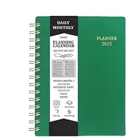 2025 Agenda Book Planner - Efficient A5 Portable Appointment Planner - Smooth Writing Task Checklist Organizer for Family Friends Colleagues