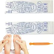 Reflexology Socks - Foot Massager Socks Set, Holistic Wellness Aid | with Printed Zone Maps for Women, Natural Foots Care Remedy, Stress Reliefs Massages Convenience Tool