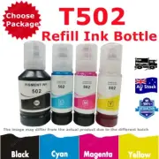 Compatible T502 502 Ink Bottle For Epson EcoTank ET2850 ET4850 ET2750 ET4750