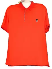 Robert Graham Red Logo Men's Polo Shirt Cotton Size XL