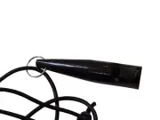 DOG BUFFALO HORN WHISTLE SINGLE TONE WITH STRAP DOG TRAINING 7CM