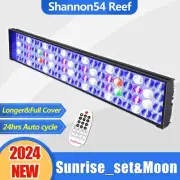 60W Full spectrum Marine Saltwater Fish Tank Aquarium LED Light Coral Reef Lamp