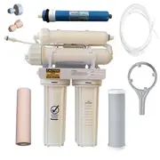 50GPD Reverse Osmosis Water Filters Marine Fish RODI Resin Filter PRO-4-D GARDEN