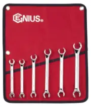 Genius Tools FN-006M 6pc Metric Flare Nut Spanner Set - RRP $159 - Free Post