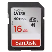 SanDisk 16GB Ultra UHS-I SDHC Memory Card (Class 10)