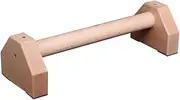 Push-Up Stand Wood Pushup Bars Non-Slip Base Exercise Home Workout Equipment Handle Stands for Strength Training 40CM