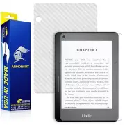 ArmorSuit Amazon Kindle Voyage (2015) Matte Screen Protector + White Carbon Skin
