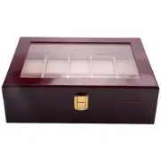 Luxury Wooden Watch Box Watch Holder Box for Watches Men Glass Top Jewelry4975