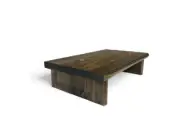 24" CIDS Monitor Stand Pine 1" Dark Walnut 24 x 11.25 x 4.88 Wood Riser NEW