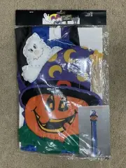 Vintage 5 Foot Halloween Windsock 1999 Pumpkin NEW IN SEALED PACKAGE