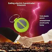 2 PACK Electric Shock Handshake Gag Toy Keychain - Safe and Durable Prank Item for Teens Adults 14 Age Group - Perfect for April Fools' Day and Party Tricks