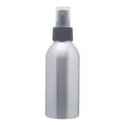 120/150ml Aluminum Spray Bottle Black/white Spray Head Refillable Container 6pcs