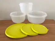 TUPPERWARE MIXING BOWL/CONTAINER SET (3) **NEW IN ORG PACKAGE**