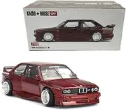 Diecast Model Car Compatible with Kaido House x Mini GT 1:64 BMW M3 (E30) Kaido GT V1 M Red Limited Edition KHMG162