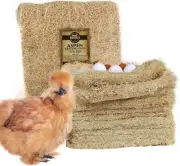 Natural Chicken Nesting Pads - 10 Pack - Aspen Excelsior Bedding Hen Nest Box Li
