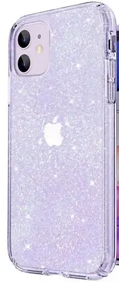 Caseko For iPhone 11 Case 6.1 Clear Glitter Sparkle Bling Slim Thin Bumper Cover
