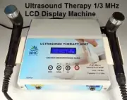 Ultra.sound Therapy Unit US Machine 1 &3 MHz LCD Display Soft Touch Buttons #$%&