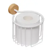 Toilet Tissue Holder No Drilling Item Storage Wall Mounted Roll Paper Holder