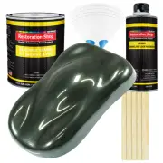 Restoration Shop Fathom Green Firemist Acrylic Enamel Gallon Kit, Auto Paint