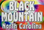 Black Mountain North Carolina Tye Die Fridge Magnet