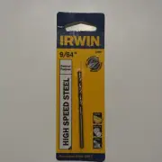 Irwin 60509 Size 9/64" HSS Drill Bit 2-7/8 in. Length - 1 piece