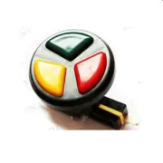 Arcade game Triple color 3 in 1 push button with 3 micro-switch for jamma