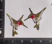 Bird Patch Homing bird Iron or Sew High Quality Patch Love Gift A Set Of 2 Patch