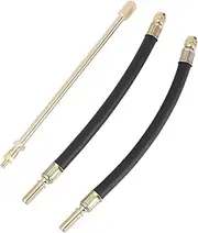 X AUTOHAUX 1Set 180 Degree Copper Tire Valve Extension with Flexible Plastic 210mm Tyre Valve Stem Extender for Car Motorcycle RV Truck Bike