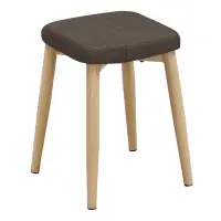 在飛比找Yahoo奇摩購物中心優惠-文創集 波希曼透氣棉麻布方型小椅凳四入組合(四色可選+四張椅