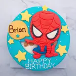 蜘蛛人造型蛋糕推薦，SPIDER MAN卡通生日蛋糕宅配