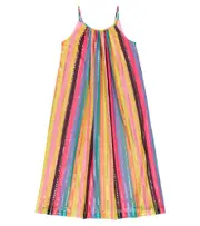 [Marc Jacobs Kids] Marc Jacobs Kids Logo striped dress Y 10 multicoloured