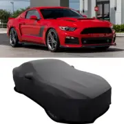For Ford Mustang GT / Shelby GT500 GT350 Indoor Car Cover Stain Stretch Black (for: Ford)