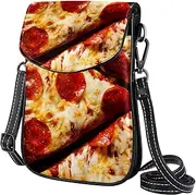 [FVQL] Crossbody Bag for Women, Purse, Messenger Bag, Shoulder Bag, Pizza Pattern
