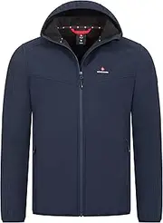 [Höhenhorn] Alpberg Men's Lightweight Softshell Jacket, Outdoor Leisure Jacket, Transition Jacket