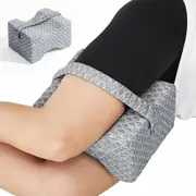 Knee Pillow for Side Sleepers, Leg Pillow for Sciatica, Back, HIPS, Knees, Joints Relief, Grey