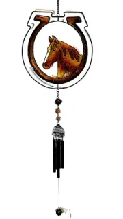 Horse Horseshoe Wind Chime and Sun Catcher