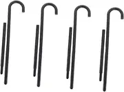 SEWOART 4pcs Halloween Party Crutch Photo Prop Magician Stick Sturdy Walking Stick Decor Durable Plastic Construction