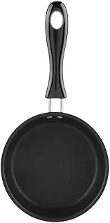 Lwuey Mini Cast Iron Skillet, 4.7" Single Egg Frying Pan Serve Nonstick Eggs Pans Small Round Skillets Portable Designed Cookware for Eggs Pancakes Dishwasher Safe Camping Outdoor Stove Grill Use
